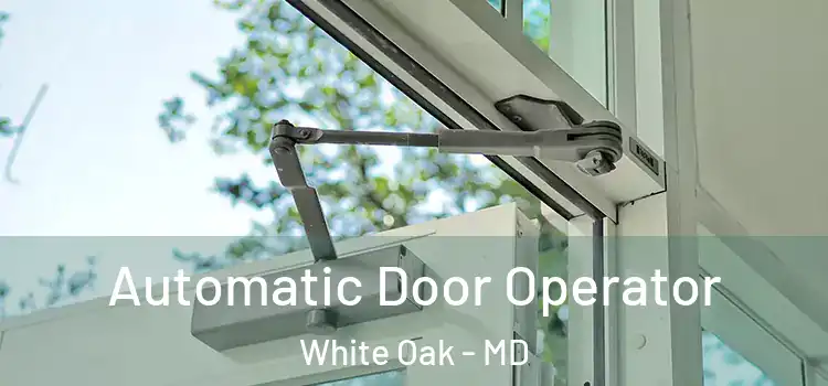 Automatic Door Operator White Oak - MD