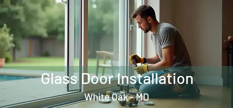 Glass Door Installation White Oak - MD