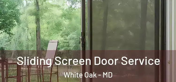 Sliding Screen Door Service White Oak - MD